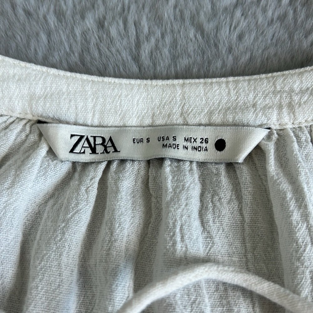 Zara Collection Embroidered Shirt S - Picture 10 of 13